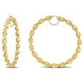 thumbnail image 1 of AMOUR 74mm Twisted Hoop Earrings In 14K Yellow Gold, 1 of 1