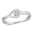 thumbnail image 1 of AMOUR Diamond Accent Infinity Promise Ring In Sterling Silver, 1 of 1