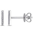 thumbnail image 1 of AMOUR Diamond Bar Earrings In 14K White Gold, 1 of 1