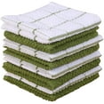 thumbnail image 1 of AMOUR INFINI Terry Dish Cloths - Super Absorbent Cleaning Cloths - Set of 8 Kitchen Dish Towels - Kitchen Towels for Washing Drying Dishes (12x12 Inch, Green), 1 of 6