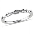 thumbnail image 1 of AMOUR Infinity Wedding Band In 14K White Gold, 1 of 1