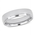 thumbnail image 1 of AMOUR Men's 5.5mm Comfort Fit Wedding Band In 14K White Gold, 1 of 1