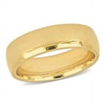 thumbnail image 1 of AMOUR Men's 6.5mm Finish Comfort Fit Wedding Band In 14K Yellow Gold, 1 of 1