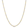 thumbnail image 1 of AMOUR Two-Tone White Bead Chain Necklace In Yellow Plated Sterling Silver, 20 In, 1 of 1
