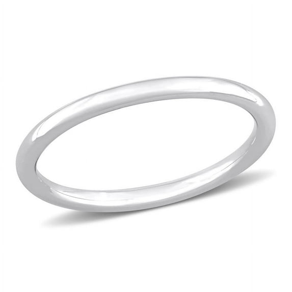 AMOUR Wedding Band In 14K White Gold