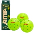 thumbnail image 1 of AMP Easy Rally 40 Outdoor Pickleball Balls, 3 pack, Neon Yellow-Green, 1 of 8