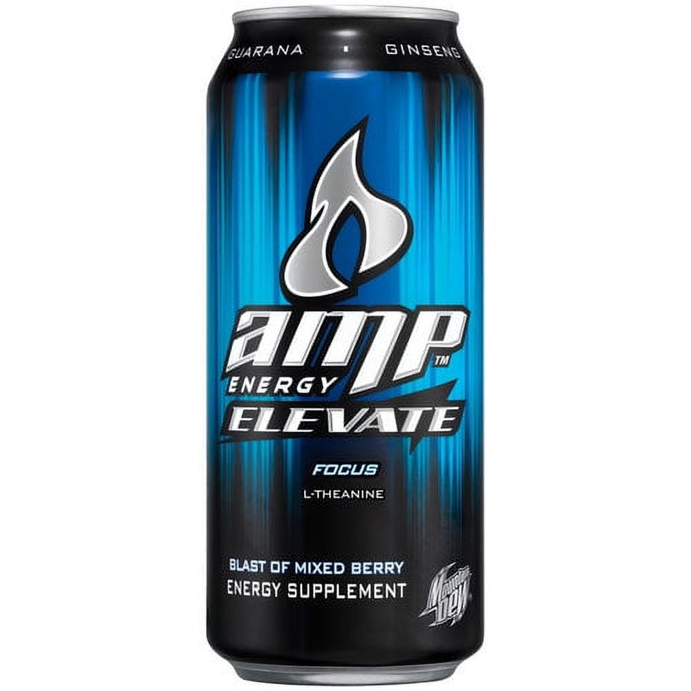 AMP Energy Elevate Blast Of Mixed Berry Energy Drink, 16 Fl. Oz