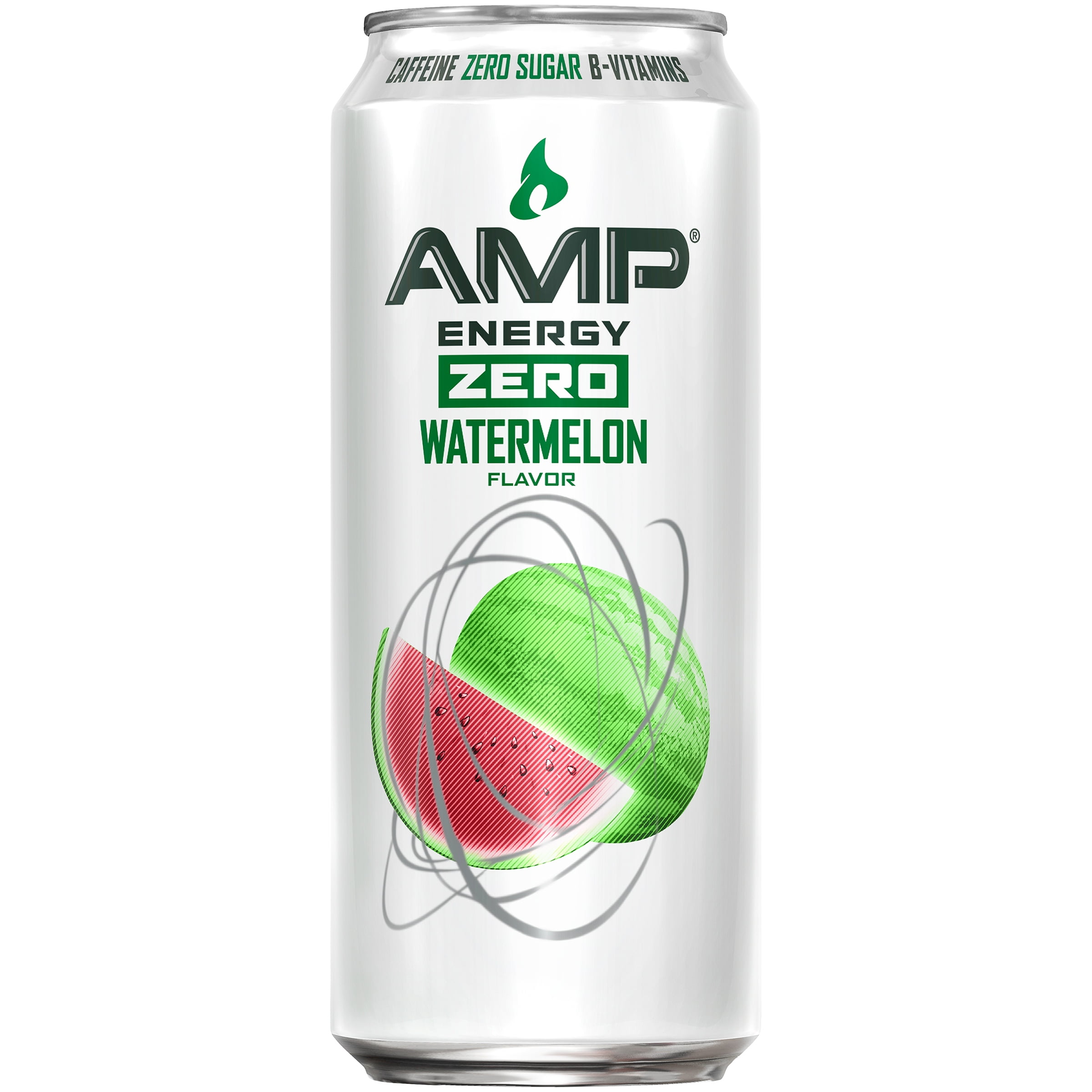 AMP Energy Zero Watermelon Flavor Energy Drink, 16 Fl. Oz.