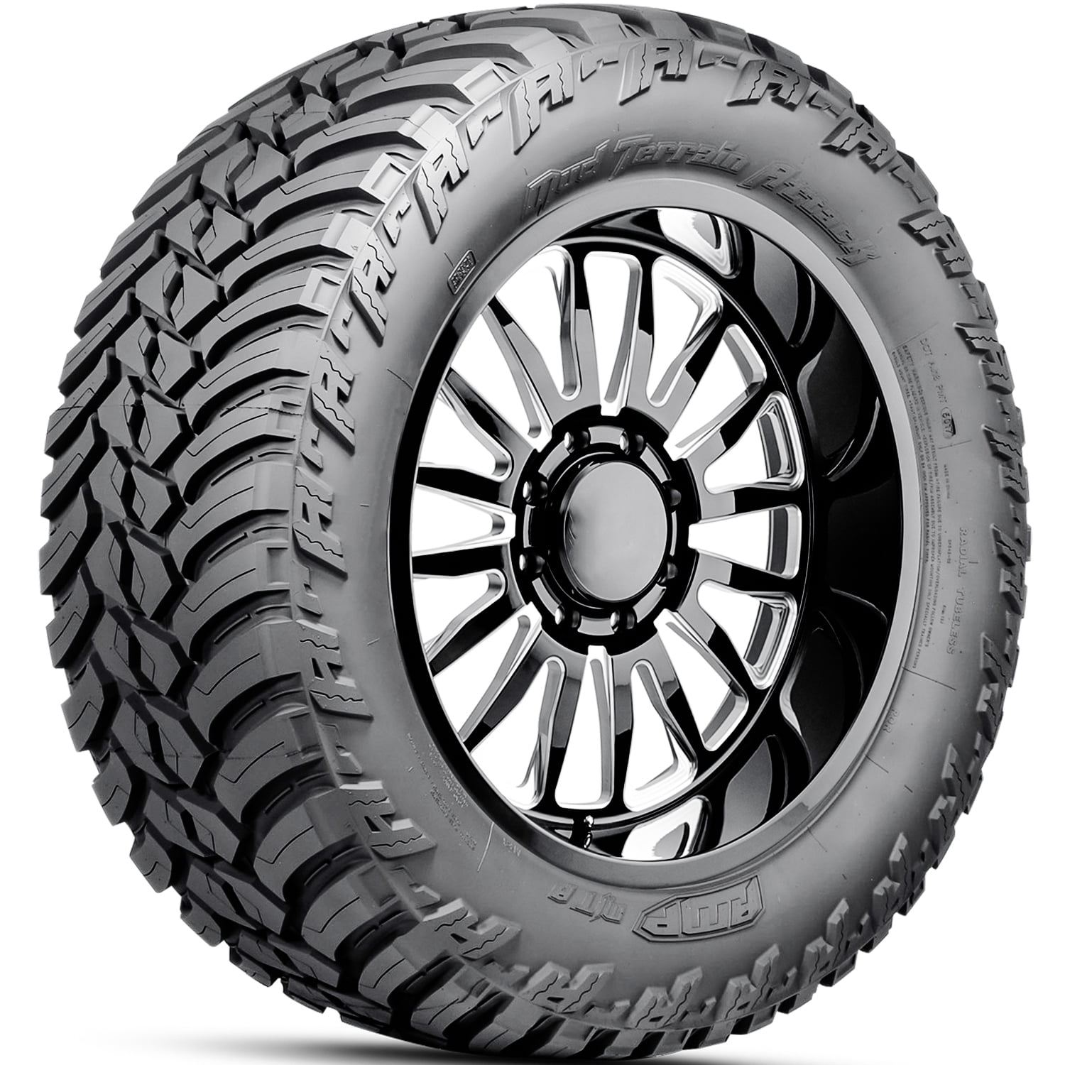 AMP Mud Terrain Attack M/T A LT 305/55R20 All Season, E Load Tires, 10 ...
