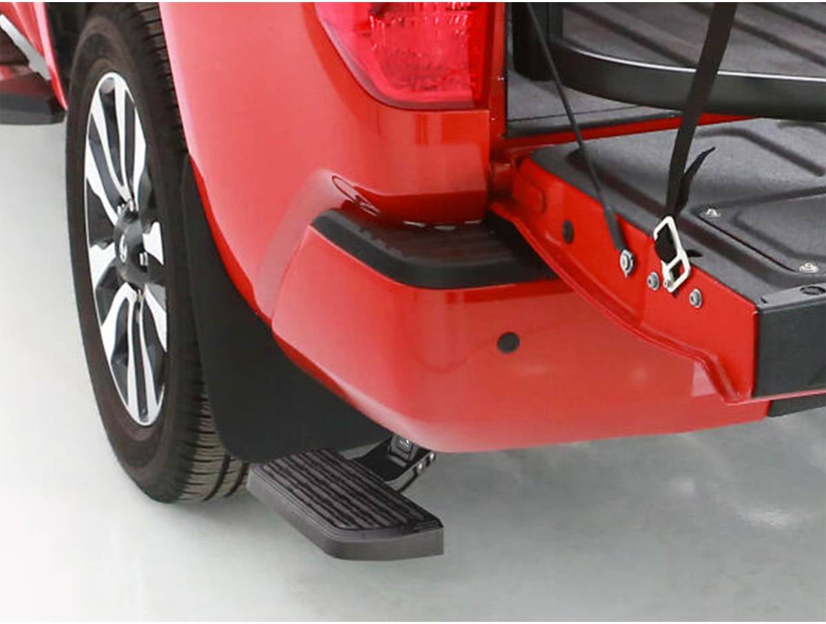 AMP Research Black Drop Down Bed Step Fits 16-17 Toyota Tundra w/ Composite Bmpr