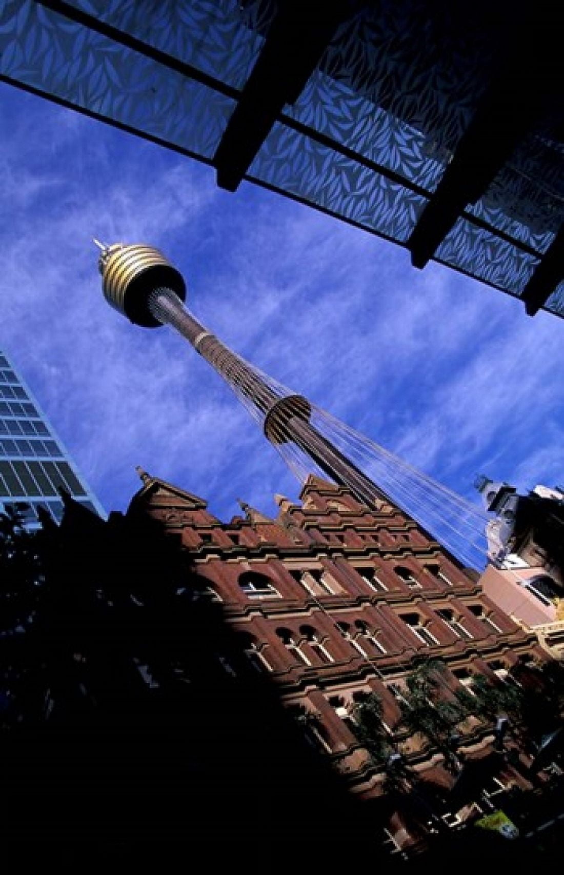 AMP Tower and Highrises Sydney Australia Canvas Art - Keren Su DanitaDelimont (18 x 27)