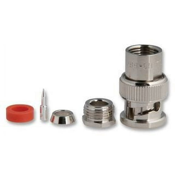 AMPHENOL RF 31-2 RF/COAXIAL BNC PLUG STR 50 OHM CLAMP/SLDR - 31-2