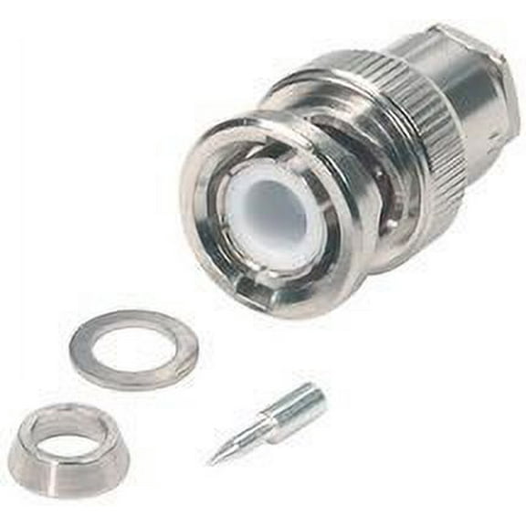 AMPHENOL RF 6775 RF/COAXIAL BNC PLUG STR 50 OHM CLAMP/SLDR - 6775
