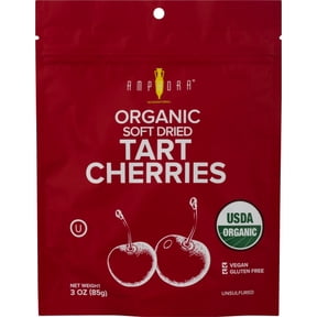AMPHORA: Organic Soft Dried Tart Cherries, 3 oz