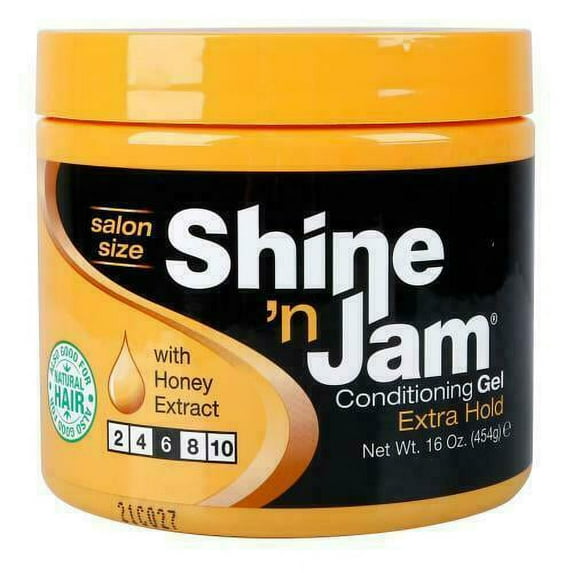 AMPRO PRO Shine 'n Jam Conditioner Gel Extra Hold 16oz Good for Natural Hair