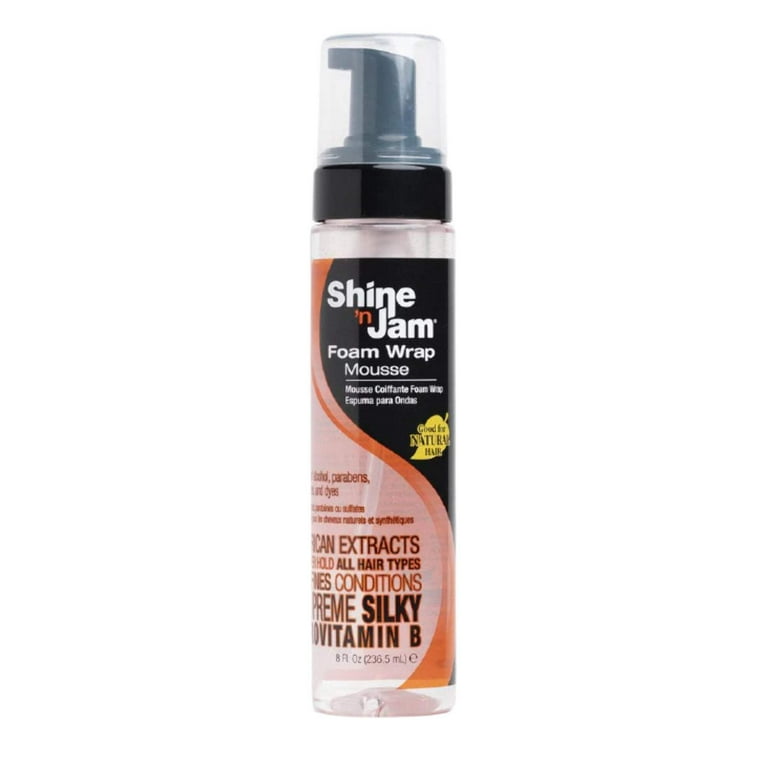 AMPRO Shine 'n Jam Supreme Foam Wrap Mousse (8oz) AMPRO Shine 'n Jam Supreme Foam Wrap Mousse (8oz)