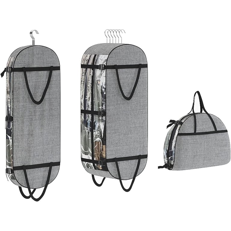 AMQTSLM 50" Garment Bag,Hanging Garment Bags for Travel,Sturdy Oxford  Moving Bag Clothes Carrier for Suit, Dress, Jacket, Shirt, Coat, Clothing  Cover, Grey - Walmart.com