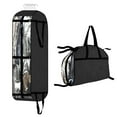 thumbnail image 1 of AMQTSLM 50" Garment Bag,Hanging Garment Bags for Travel,Sturdy Oxford Moving Bag Clothes Carrier for Suit, Dress, Jacket, Shirt, Coat, Clothing Cover, Black, 1 of 8