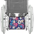 thumbnail image 1 of AMQTSLM Catheter Bag Covers for Wheelchairs, Wheelchair Under Basket for Infusion Bag, Urinary Drainage Bag Holder, A Dignified of Wheelchair Storage Bag, Wheelchair Urine Bag Holder, Floral#1, 1 of 6