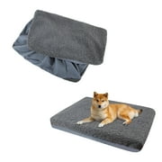AMQTSLM Dog Bed Cover, Soft Plush Dog Bed Covers Replacement Washable, Waterproof & Removable Pet Bed External Cover, 36 x 27 inches, Cover Only