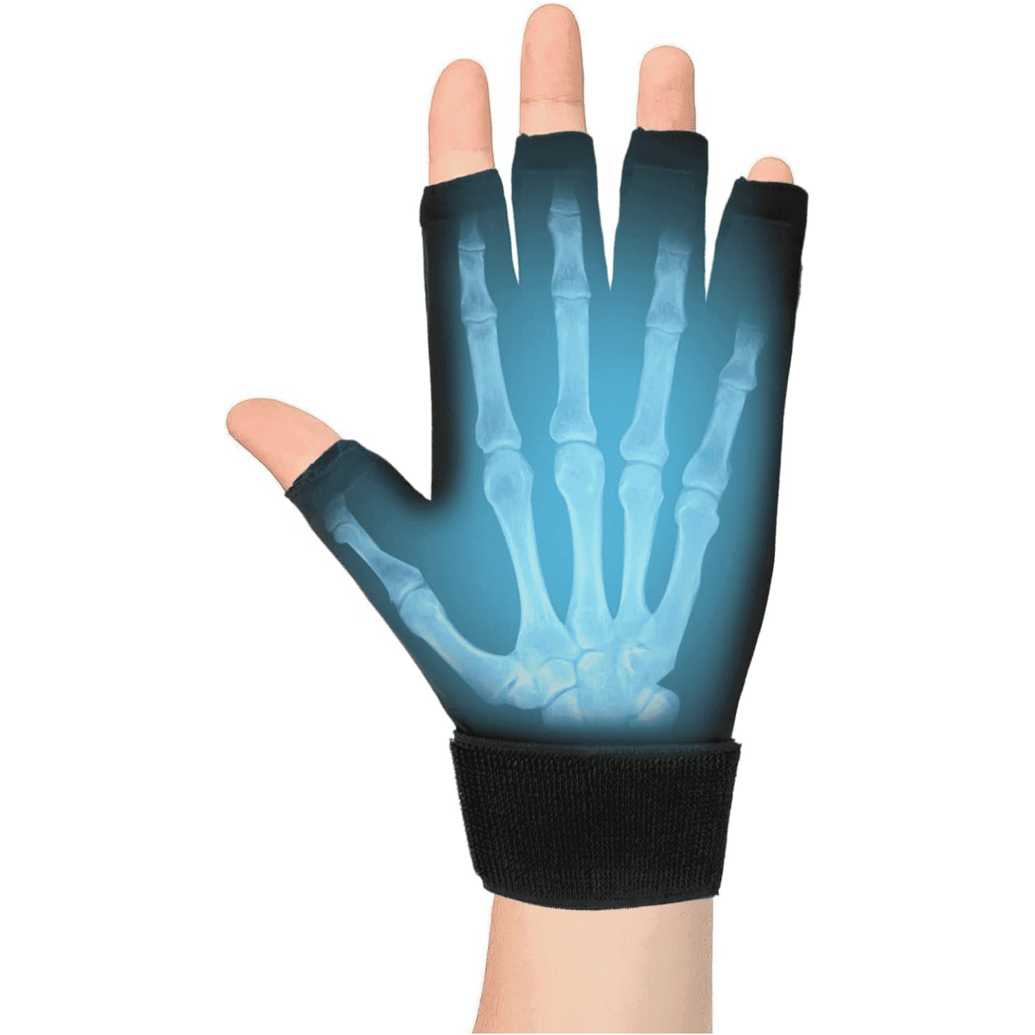 AMQTSLM Finger Arthritis Compression Ice Glove for Pain Relief, Adjustable Finger Hand Ice Pack Gloves for Hot & Cold Therapy, Wrist Ice Pack Wrap for Arthritis, Tendinitis, Carpal Tunnel
