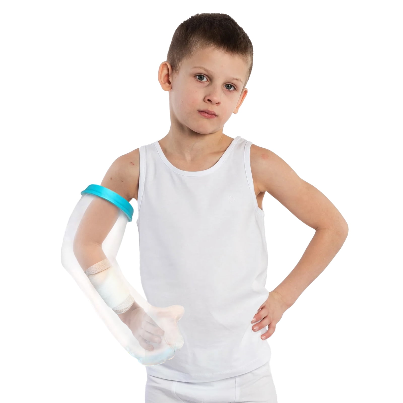 AMQTSLM Kids Arm Cast Cover for Shower Bath Teens Waterproof and Watertight Cast Bandage