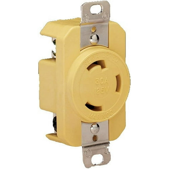 AMRM-305CRR Marinco 30 Amp Shore Power Locking Receptacle