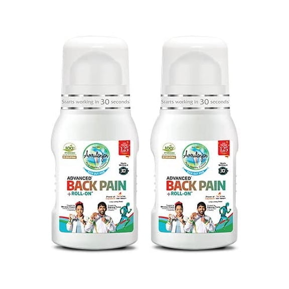 AMRUTANJAN Back Pain ROLLON (2 Units) Each 50 ml