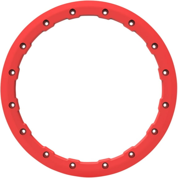 AMS 15" Red Beadlock Ring (15B04)