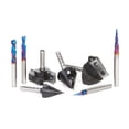 thumbnail image 1 of AMS-179 CNC Router Bit 8-Pc Advanced Starter Set 1/4 Inch Shank, 1 of 4