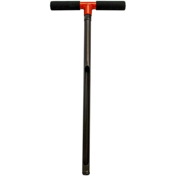 AMS 401.022 7/8" X 21" Powder Coated Soil Probe w/Handle, 5/8" Thread. Soil Sampling Probe, T-Handle Soil Sampler Probe, Soil Probe for Soil Sampling