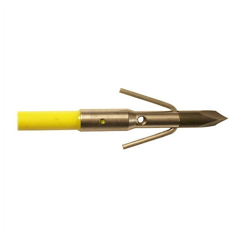 AMS AX580 22/64-Inch Crossbow Bolt Gator Getter Point, Yellow - Made in US  