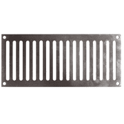 AMS Fireplace 12x6 Inch 321 High Gauge Stainless Steel Fire Pit Enclosure Vent - Commercial Grade  – Complete and Ventilate Your Firepit Safely – Strong, Durable, and Easy to Install