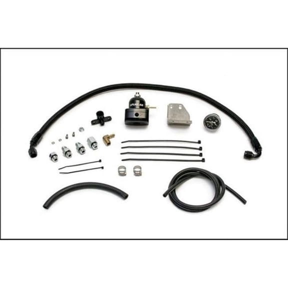 AMS Performance 08-15 Mitsubishi EVO X Fuel Pressure Regulator Kit - Black