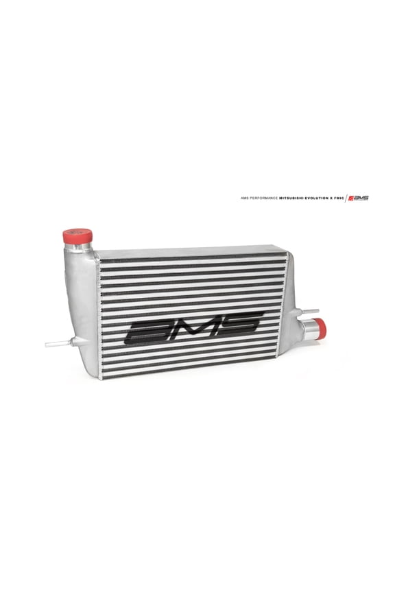 Performance EVO X Front Mount Intercooler with Modular Cast End Tanks and Logo for 2008-2015 Mitsubishi Lancer Evolution X