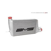 AMS Performance EVO X Front Mount Intercooler with Modular Cast End Tanks and Logo for 2008-2015 Mitsubishi Lancer Evolution X