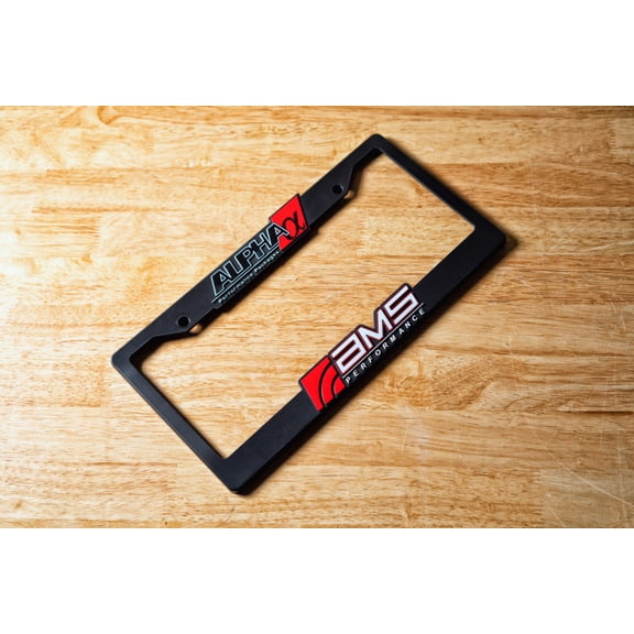 AMS Performance AMS / Alpha License Plate Frame - Car Enthusiast Display