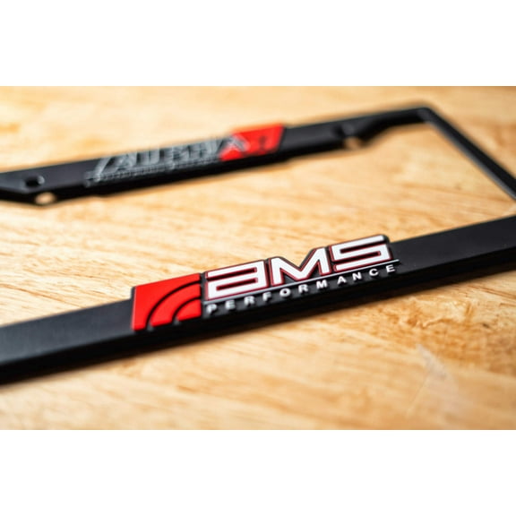 AMS Performance AMS / Alpha License Plate Frame - Car Enthusiast Display