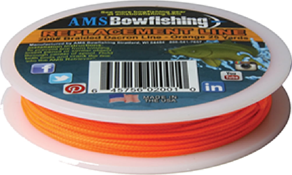 AMS Retriever Bowfishing Line Orange 200 lb. 25 yds.
