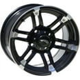 thumbnail image 1 of AMS Roll'n 104 Cast Aluminum Wheel Machined Black 14x7 4/137 5+2 (4733-031AB), 1 of 1