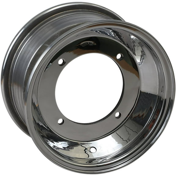 AMS Spun Polished Aluminum Front Wheel 10x5 4/156 3+2 (261-105156P3)