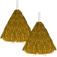 thumbnail image 1 of AMSCAN 15" Cheer Leader Dance Team Pom Poms 2pk Gold, 1 of 3