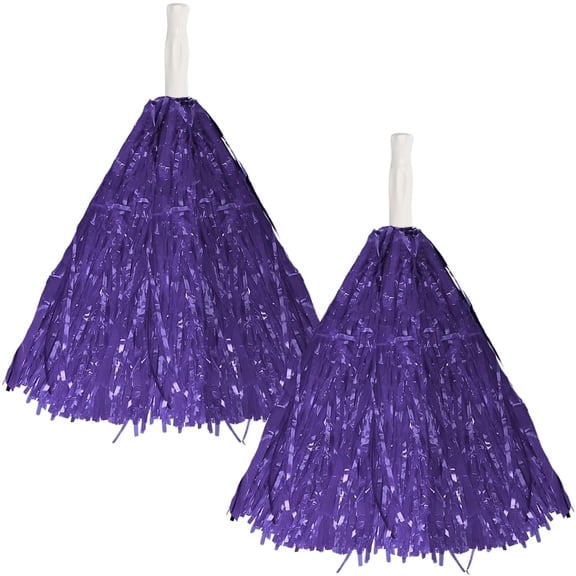 AMSCAN 15" Cheer Leader Dance Team Pom Poms 2pk Purple