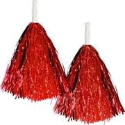 AMSCAN 15" Cheer Leader Dance Team Pom Poms 2pk Red