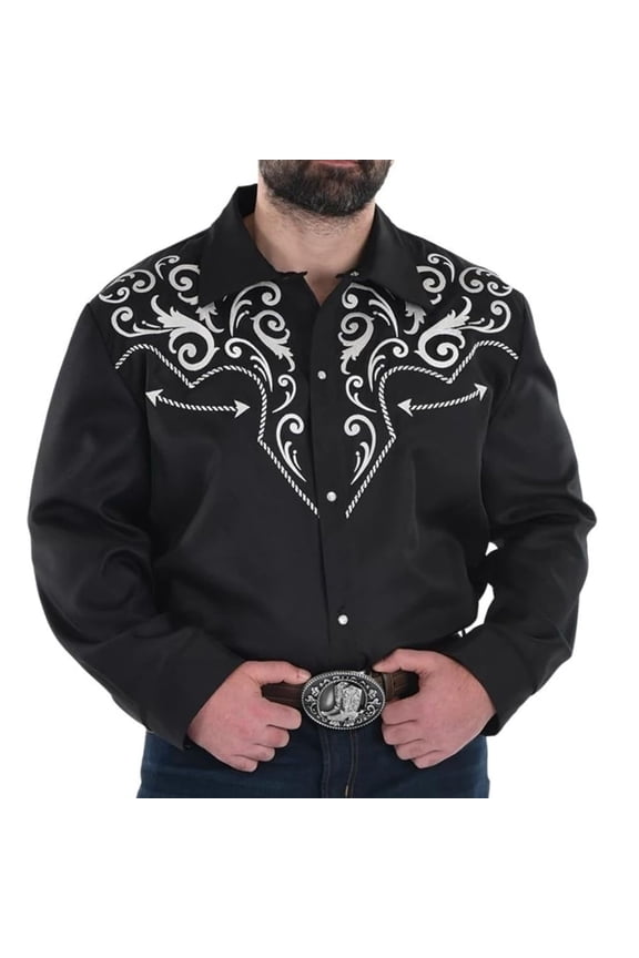 Cowboy Style Western, Button-Up Shirts (Men's S/M)