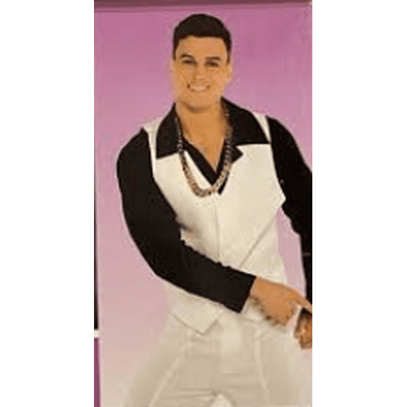 AMSCAN - Disco 70s Shirt with Attached Vest (Adult Standard)