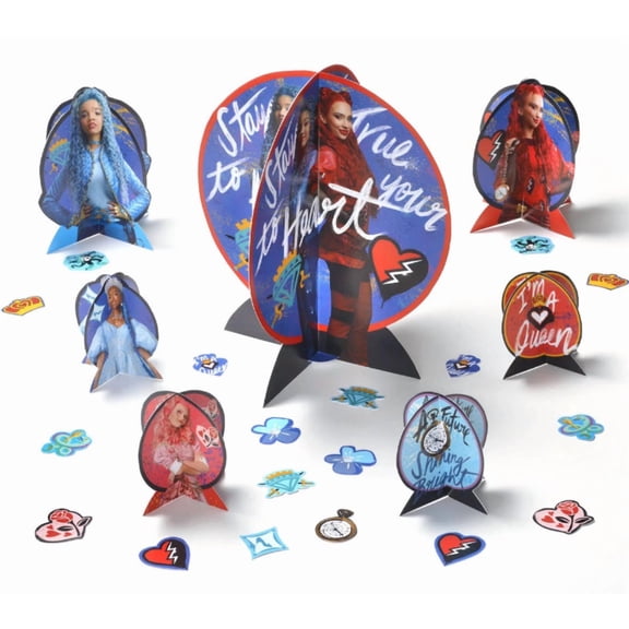 AMSCAN - Disney Descendants The Rise of Red Table Decorating Kit