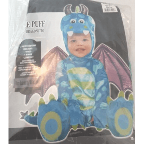 AMSCAN - Little Puff Costume (Infant 4-6 Months)