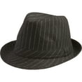 thumbnail image 1 of Adult Classic Pinstripe Fedora Costume Hat, 1 of 2