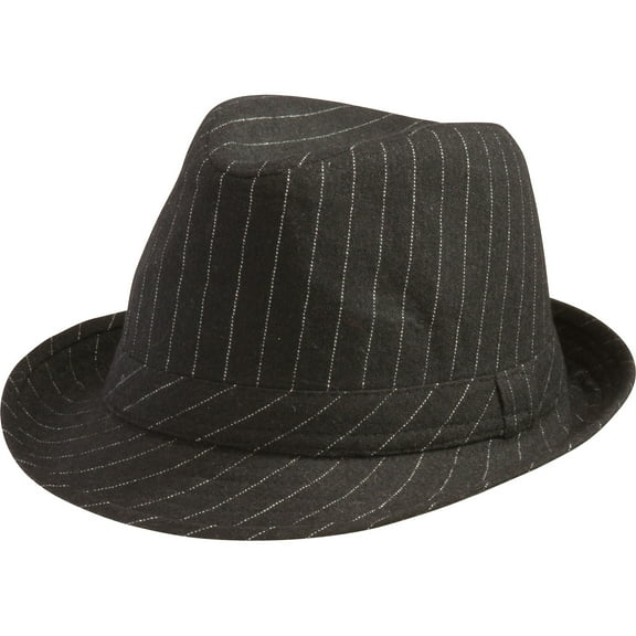 Adult Classic Pinstripe Fedora Costume Hat